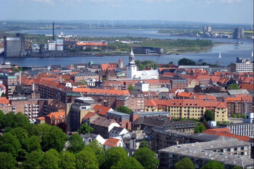 Aalborg ao fundo - Foto: Tomasz Sienicki (Licen